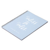 Elegante Miss to Mrs Chic Moderne Trouwplanner Notitieboek (Linkerzijde)