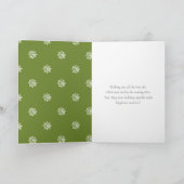 Elegante Mistletoe Kerstmis Kaart (Binnen)