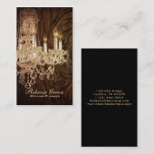 elegante mode boutique  kroonkandelaar visitekaartje (Voorkant / Achterkant)