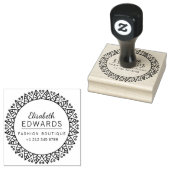 Elegante Mode Boutique Rubberstempel (Gestempeld)