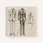 Elegante Mode schets Notitieboek (Voorkant)