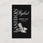 Elegante Mode Stylist Designer met Stiletto's Visitekaartje (Voorkant)