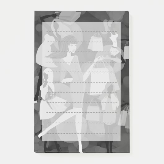 Elegante mode winkellijst post-it® notes (Voorkant)