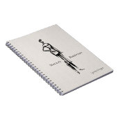Elegante modeportfolio | lente-schets notitieboek (Rechterzijde)