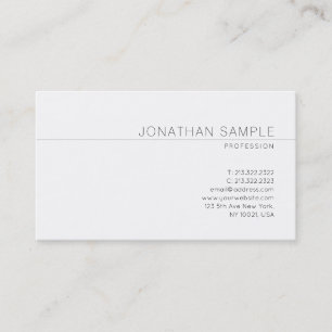 Elegante Modern Minimalistisch Design Trendy Eenvo Visitekaartje