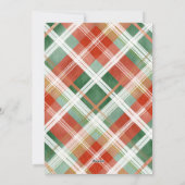 Elegante Modern Script Kerstkaart (Achterkant)