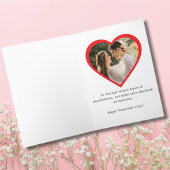 Elegante moderne aangepaste foto Valentijnsdag Feestdagen Kaart