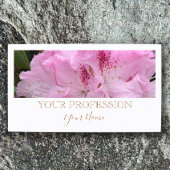 Elegante moderne aangepaste foto wit professional visitekaartje