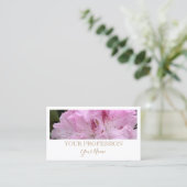 Elegante moderne aangepaste foto wit professional visitekaartje (Staand voorkant)