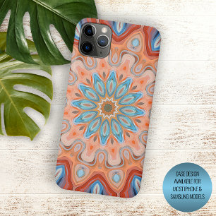 Elegante moderne abstracte boheemse mandala-kunst Case-Mate iPhone case