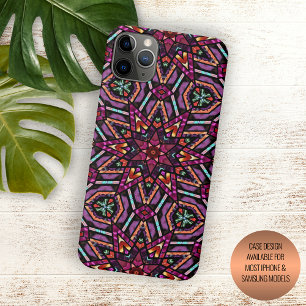 Elegante moderne abstracte boheemse mandala-kunst Case-Mate iPhone case