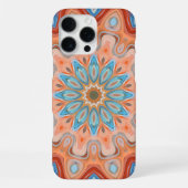 Elegante moderne abstracte boheemse mandala-kunst iPhone hoesje (Achterkant)