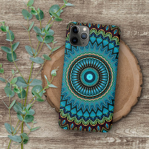 Elegante moderne abstracte boheemse mandala-kunst iPhone 16 pro max hoesje