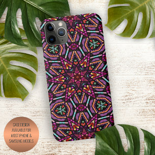 Elegante moderne abstracte boheemse mandala-kunst iPhone 16 pro max hoesje