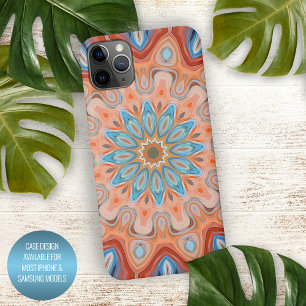 Elegante moderne abstracte boheemse mandala-kunst iPhone 16 pro max hoesje
