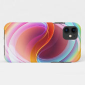 ELEGANTE MODERNE ABSTRACTE PSYCHEDELISCHE KUNST Case-Mate iPhone CASE (Achterkant (horizontaal))