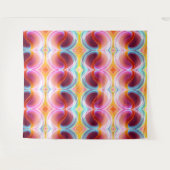 ELEGANTE MODERNE ABSTRACTE PSYCHEDELISCHE KUNST WANDKLEED (Voorkant (horizontaal))