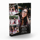 Elegante Moderne Afstuderen 4 Fotoblokken (Links)