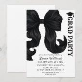 Elegante Moderne Afstuderen Kaart (Voorkant / Achterkant)