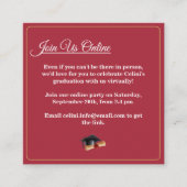 Elegante moderne afstuderen partij behuizing Kaart (Voorkant)