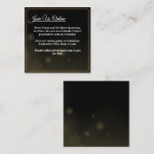 Elegante moderne afstuderen partij behuizing Kaart (Voorkant / Achterkant)