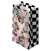 Elegante moderne Alice in Wonderland Klein Cadeauzakje (Voorkant Gekanteld)