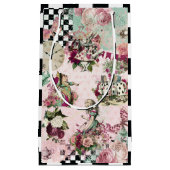 Elegante moderne Alice in Wonderland Klein Cadeauzakje (Voorkant)