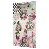 Elegante moderne Alice in Wonderland Klembord (Links)