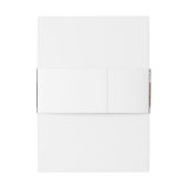 Elegante moderne Art Nouveau bloemrijke formele br Uitnodigingen Wikkel (Achterkant Voorbeeld)