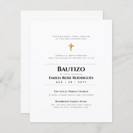 Elegante moderne BAUTIZO Doop - VOEG VERZEN TOE