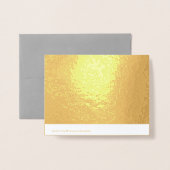 Elegante moderne bedankkaart folie kaarten (Met envelop)