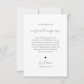 Elegante Moderne Bevestigingssponsor Dank u Kaart (Voorkant)