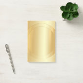 Elegante moderne blanco sjabloon trendy gouden uit post-it® notes (Kantoor)