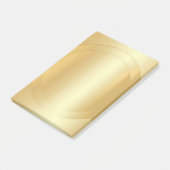 Elegante moderne blanco sjabloon trendy gouden uit post-it® notes (Schuin)