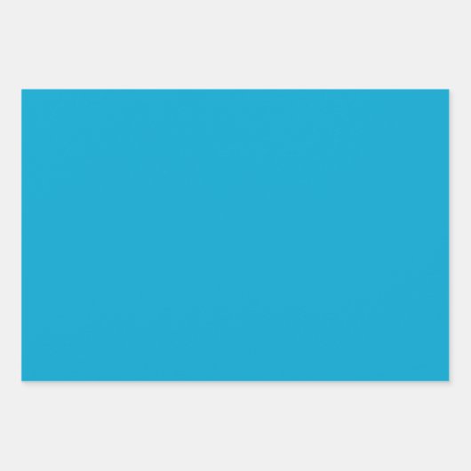 Elegante, moderne blauw geel all-gelegenheid gestr inpakpapier vel (Voorkant 2)