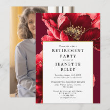 Elegante moderne bloemen afscheidsparty foto in ro