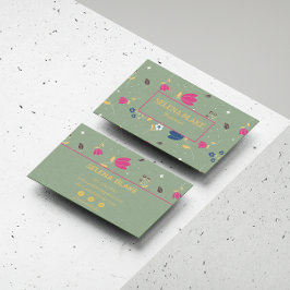 Elegante moderne bloemen | Professioneel en trendy Visitekaartje