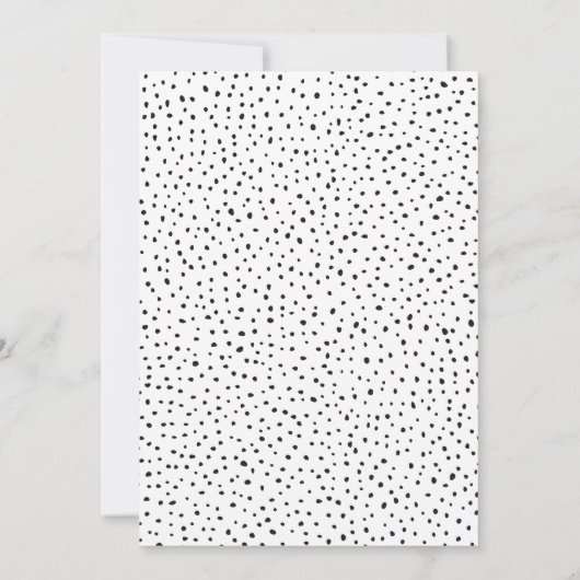 Elegante moderne bloemen tropische bruiloft kaart (Achterkant)