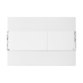 Elegante moderne bloemen Wildflowers Wedding Uitnodigingen Wikkel (Achterkant Voorbeeld)