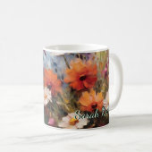 Elegante moderne bloementhema Mok (Voorkant rechts)