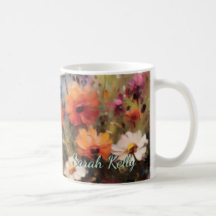 Elegante moderne bloementhema Mok