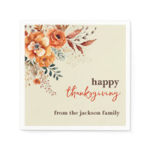 Elegante moderne bloemige Thanksgiving