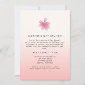 Elegante moderne bloemrijke BRUNCH op moederdag   Kaart (Voorkant)