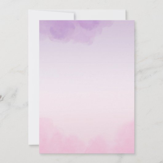 Elegante moderne blos bloemenbruiloft save the dat save the date (Achterkant)