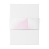 Elegante moderne blos bloemenbruiloft uitnodigingen wikkel (Achterkant Voorbeeld)