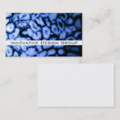 Elegante moderne Blue Quartz Agaat Geodes Visitekaartje (Voorkant / Achterkant)