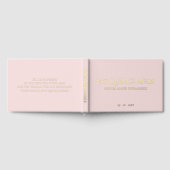 Elegante moderne blush quinceañera gastenboek (Volledig)