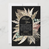 Elegante moderne boho terracotta DANKKARTEN Kaart (Voorkant)