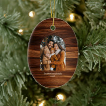 Elegante moderne boogfoto gepersonaliseerde houtne