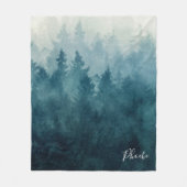 Elegante moderne bossen gepersonaliseerd fleece deken (Voorkant)